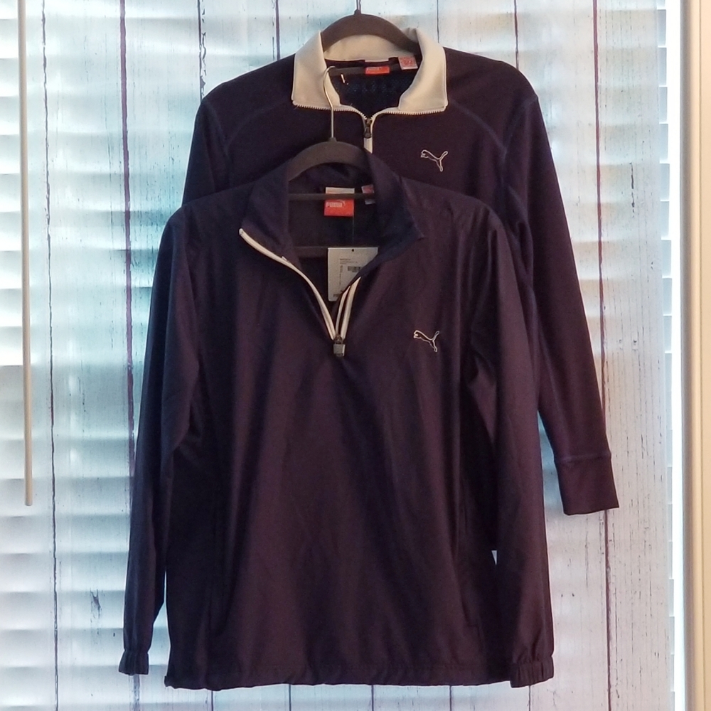 Boy's Large LOT OF 2 PUMA Polo & Light Outerwear